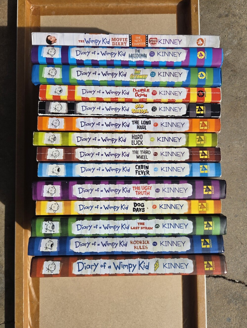 Diary of a Wimpy Kid Books 1-13 Complete Set + Movie Diary Jeff Kinney Lot 14